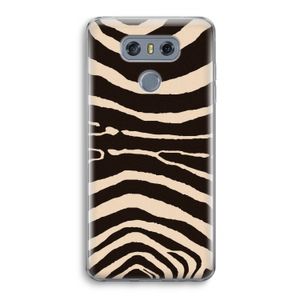 Arizona Zebra: LG G6 Transparant Hoesje