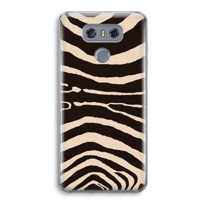 Arizona Zebra: LG G6 Transparant Hoesje