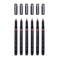 Talens • pigment fineliner set compleet, 6 stuks