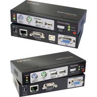 LINDY LINDY Cat.5 KVM Extender Combo 300 KVM-extender PS/2 Via netwerkkabel RJ45 300 m