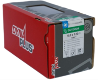 Dynaplus Constructieschroef Ar-Coating Platkop Deeldraad +Snijpunt Torx TX30 6.0X120/70 | 100 stuks - 0281.08.50801