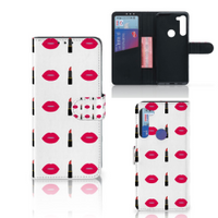 Motorola G8 Power Telefoon Hoesje Lipstick Kiss