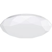 LED Plafondlamp - Aigi Dian - Opbouw Rond 24W - Warm Wit 3000K - Mat Wit - Aluminium - thumbnail