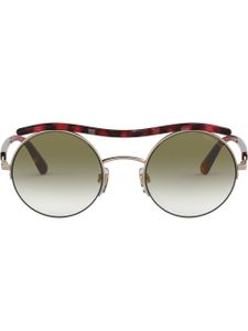 Giorgio Armani round frame sunglasses - Métallisé