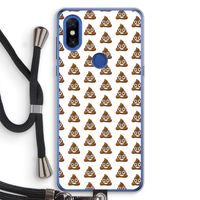 Poop emoji: Xiaomi Mi Mix 3 Transparant Hoesje met koord