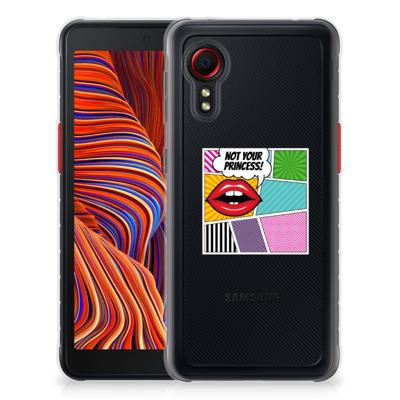 Samsung Galaxy Xcover 5 | Sillicone Back Cover | Popart Princess Samsung Galaxy Xcover 5 | Sillicone Back Cover | Popart Princess