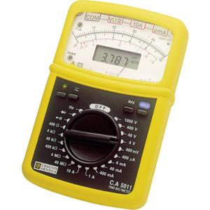 Chauvin Arnoux C.A 5011 Multimeter Digitaal, Analoog CAT III 1000 V, CAT IV 600 V Weergave (counts): 4000