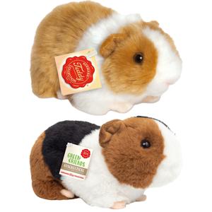 Knuffeldier Cavia set 2x stuks - zachte pluche - premium knuffels - multi kleuren - 20 cm