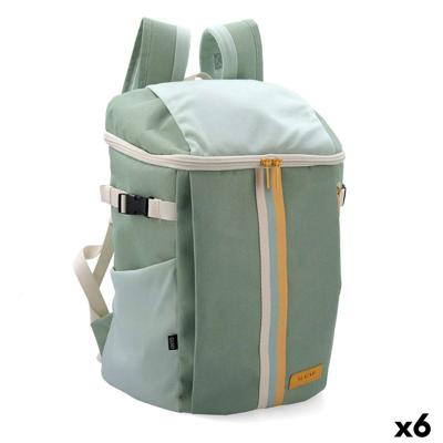 Koelrugtas Quid Sugar Groen Textiel 20 L 30 x 22 x 4 cm (6 Stuks)