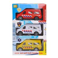 Jonotoys Kids fun emergency auto's van kunststof, politie ambulance en brandweer Jonotoys Kids fun emergency auto's van kunststof, politie ambulance en brandweer
