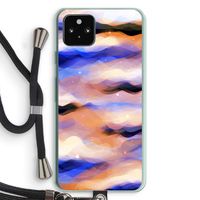 Donkere Wolken: Pixel 5a 5G Transparant Hoesje met koord