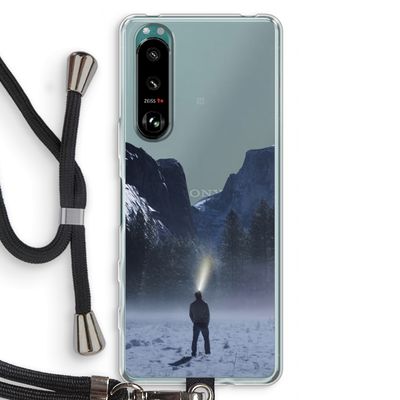 Wanderlust: Sony Xperia 5 III Transparant Hoesje met koord