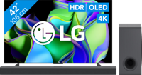 LG OLED42C34LA (2023) + Soundbar - thumbnail