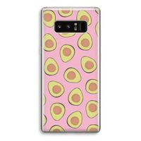 Dancing avocados: Samsung Galaxy Note 8 Transparant Hoesje