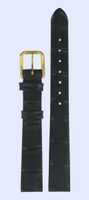 Horlogeband Tissot T71211421A.T600013347 Leder Zwart 12mm