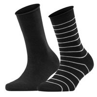 Falke 2 stuks Women Happy Stripe Socks - thumbnail