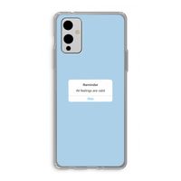 Reminder: OnePlus 9 Transparant Hoesje Reminder: OnePlus 9 Transparant Hoesje