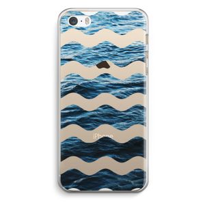 Oceaan: iPhone 5 / 5S / SE Transparant Hoesje