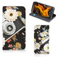 Samsung Galaxy Xcover 4s Stand Case Vintage Camera