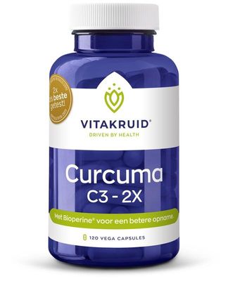 Curcuma C3-2X (95% curcuminoiden) met Bioperine