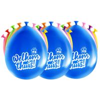 Paperdreams Welkom thuis Ballonnen - 24x - multi kleuren - versiering/feestartikelen