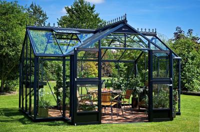 Orangery 15,1 antraciet, veiligheidsglas 3mm/1 Royal Well - Royal well
