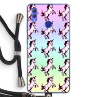 Musketon Unicorn: Honor Note 10 Transparant Hoesje met koord