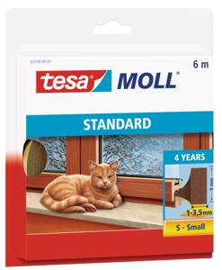 tesa STANDARD 05559-00101-00 Afdichtingstape tesamoll Bruin (l x b) 6 m x 9 mm 1 stuk(s)