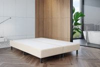 2dekans 30 cm Pocketboxen- Zonder Matras - 120 x 220 Velvet Creme (Stofschade)