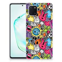 Samsung Galaxy Note 10 Lite Silicone Back Cover Punk Rock - thumbnail