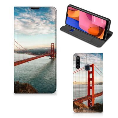 Samsung Galaxy A20s | Book Cover | Golden Gate Bridge