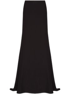 Valentino Garavani jupe longue Cady Couture en soie - Noir