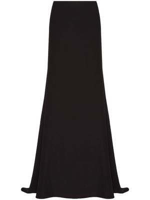Valentino Garavani jupe longue Cady Couture en soie - Noir