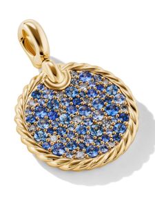 David Yurman pendentif Elements en or 18ct serti de saphir