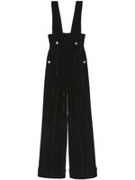 Gucci sleeveless velvet jumpsuit - Noir