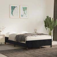 Bedframe zonder matras 120x190 cm fluweel zwart - thumbnail