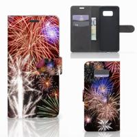 Samsung Galaxy S8 Plus | Wallet Case | met Pasjes | Vuurwerk