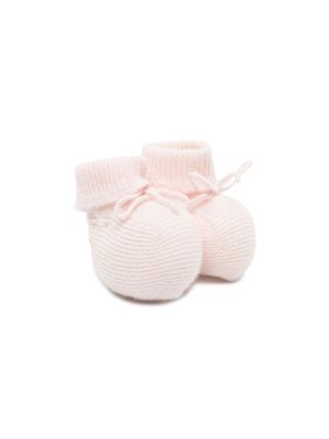 Bonpoint chaussures pré-marche en cachemire - Rose