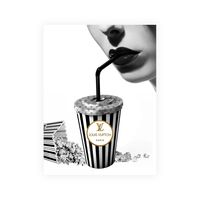 Glasschilderij - Louis Vuitton Shake - 60 x 80 x 0,4 cm