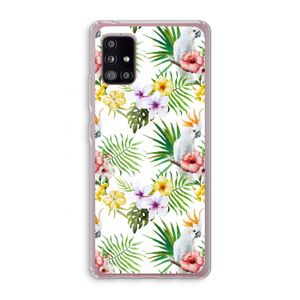 Gele kuif: Samsung Galaxy A51 5G Transparant Hoesje