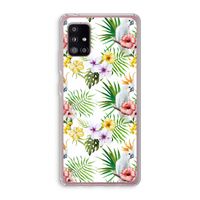 Gele kuif: Samsung Galaxy A51 5G Transparant Hoesje