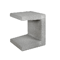 U-element grijs 30x30x40 cm - Gardenlux