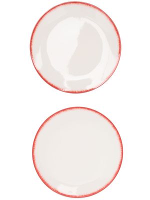 Ann Demeulemeester X Serax lot de plats en porcelaine - Blanc