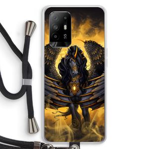 Pegasus: Oppo A94 5G Transparant Hoesje met koord