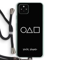Squid Game: Pixel 5a 5G Transparant Hoesje met koord