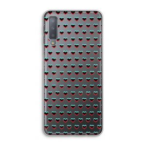 Hartjes: Samsung Galaxy A7 (2018) Transparant Hoesje