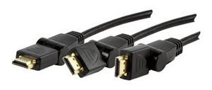 HQ 0.75m HDMI 1.3 M/M HDMI kabel 0,75 m HDMI Type A (Standaard) Zwart