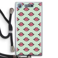 Lipjes: Sony Xperia XZ1 Transparant Hoesje met koord Lipjes: Sony Xperia XZ1 Transparant Hoesje met koord