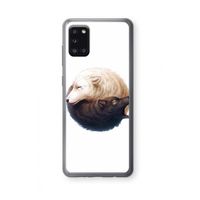 Yin Yang Wolves: Samsung Galaxy A31 Transparant Hoesje