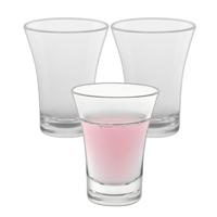 MPDrink Shotglas - 10x - SAN kunststof - 4 cl - onbreekbaar - herbruikbaar - shotglazen